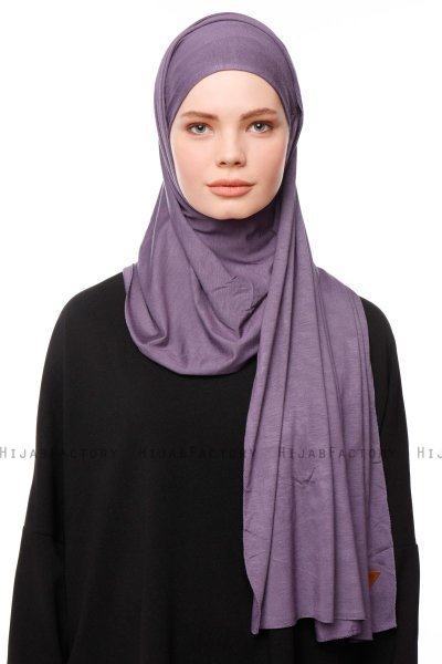 Asya - Hijab Pratique Viscose Violet