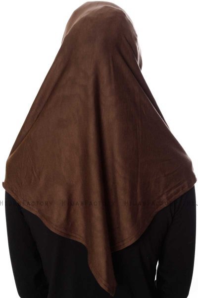 Ava - Hijab Al Amira Marron One-Piece - Ecardin