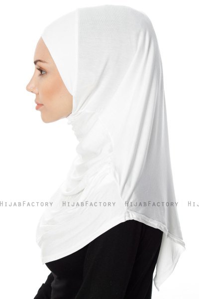 Ava - Hijab Al Amira Crème One-Piece - Ecardin