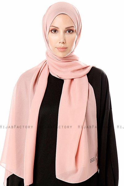 Ayla - Hijab Chiffon Vieux Rose