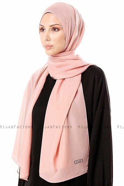 Ayla - Hijab Chiffon Vieux Rose
