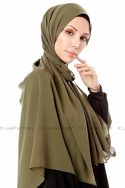 Ayla - Hijab Chiffon Khaki
