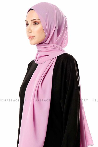 Ayla - Hijab Chiffon Mauve