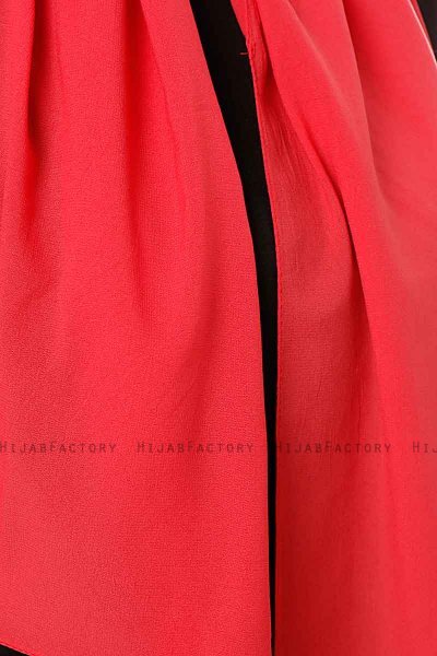 Ayla - Hijab Chiffon Rouge