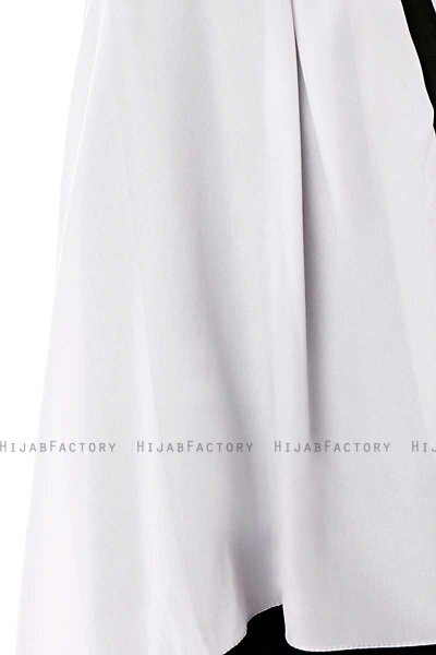 Ayla - Hijab Chiffon Argent