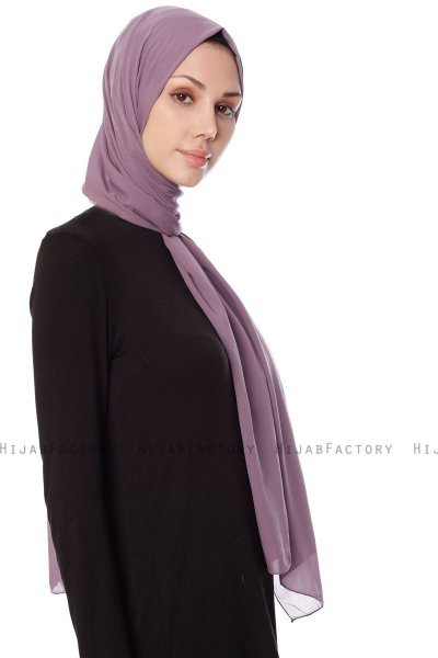 Ayla - Hijab Chiffon Violet