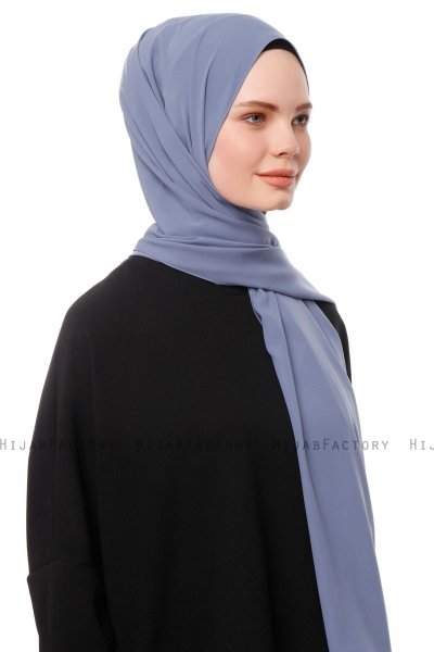 Aylin - Hijab Medine Silk Indigo - Gülsoy