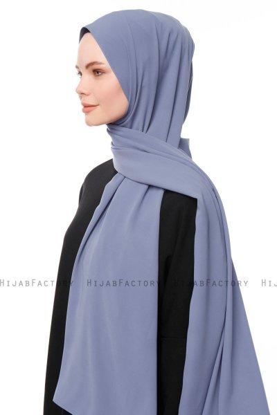 Aylin - Hijab Medine Silk Indigo - Gülsoy
