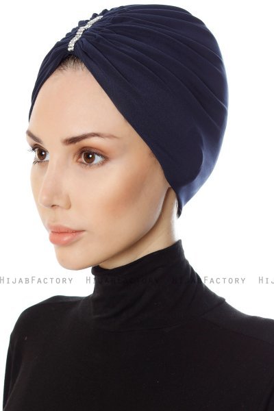 Aynur - Turban Bleu Marin
