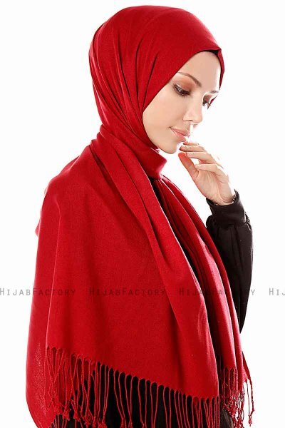 Aysel - Hijab Pashmina Bordeaux - Gülsoy