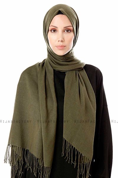 Aysel - Hijab Pashmina Kaki - Gülsoy