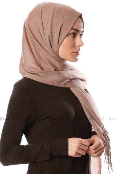 Aysel - Hijab Pashmina Latte - Gülsoy