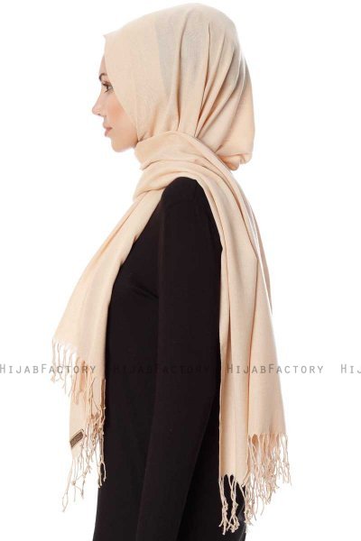 Aysel - Hijab Pashmina Beige Clair - Gülsoy