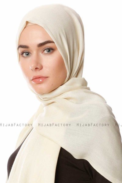 Aysel - Hijab Pashmina Beige Clair - Gülsoy