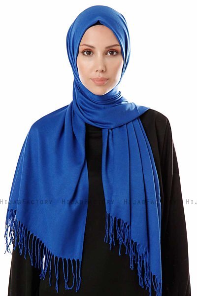 Aysel - Hijab Pashmina Bleu Foncé - Gülsoy