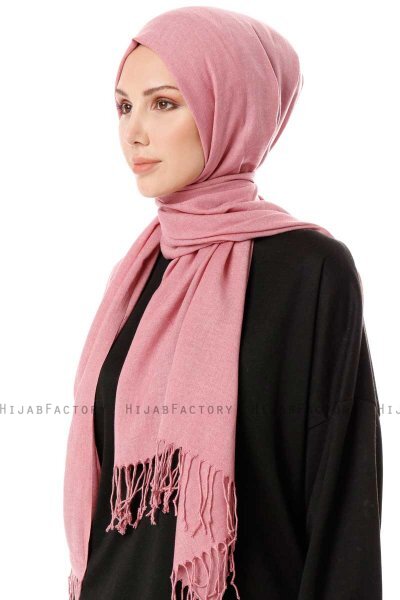 Aysel - Hijab Pashmina Rose Foncé - Gülsoy