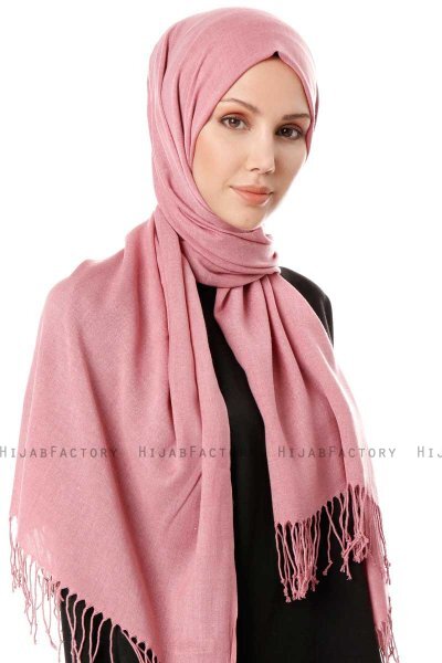 Aysel - Hijab Pashmina Rose Foncé - Gülsoy