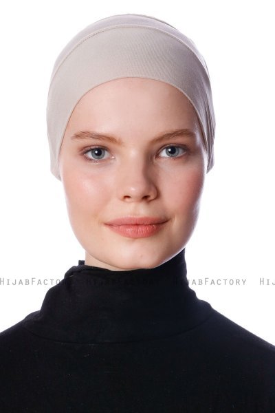 Azra - Bonnet Parizien Taupe Clair - Ecardin