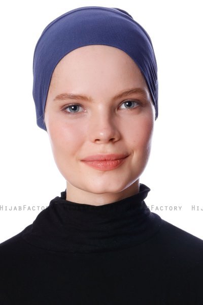Azra - Bonnet Parizien Bleu Marin - Ecardin