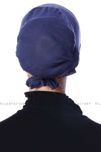 Azra - Bonnet Parizien Bleu Marin - Ecardin