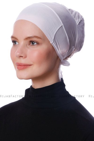 Azra - Bonnet Parizien Blanc - Ecardin