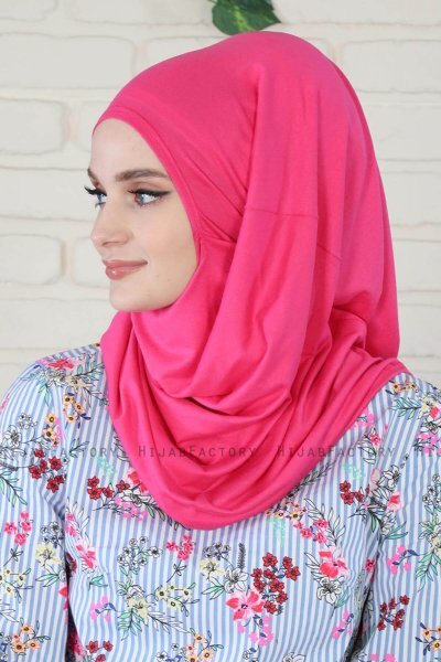 Wilda - Hijab En Coton Fuchsia