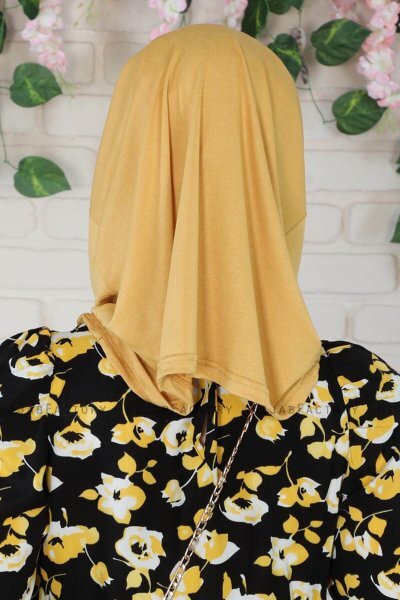 Wilda - Hijab En Coton Moutarde
