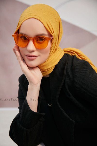 Serap - Hijab Bamboo Crash Moutarde