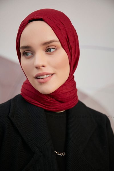Ceyda - Hijab Bamboo Crash Bordeaux