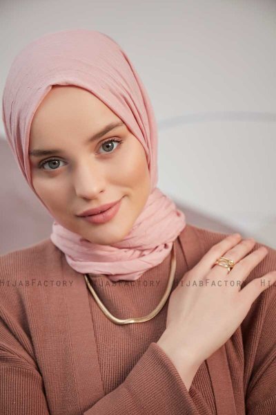 Serap - Hijab Bamboo Crash Vieux Rose