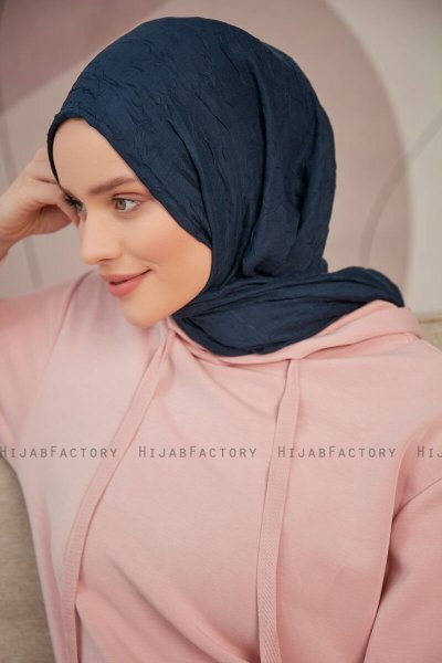 Serap - Hijab Bamboo Crash Bleu Marin