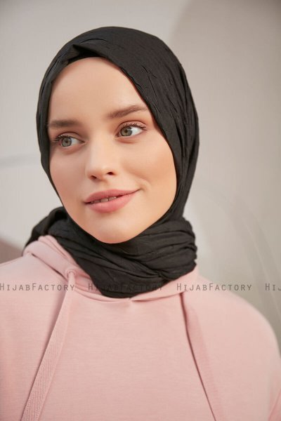 Serap - Hijab Bamboo Crash Noir