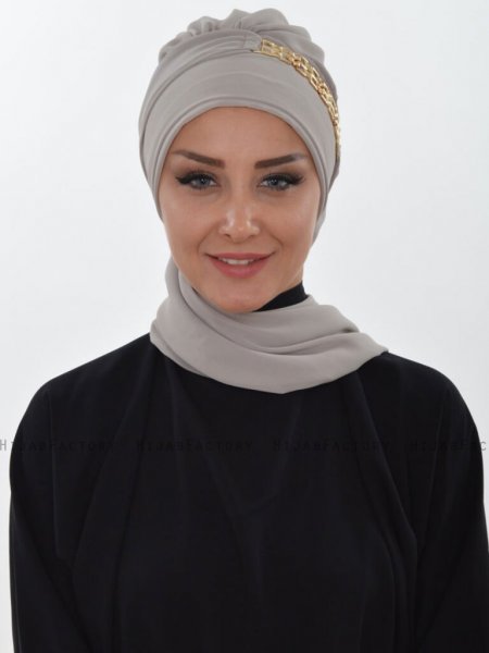 Beatrice Taupe Turban Ayse Turban 320904b