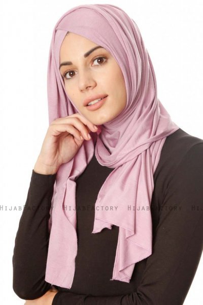 Betul - Hijab 1X Jersey Violet - Ecardin