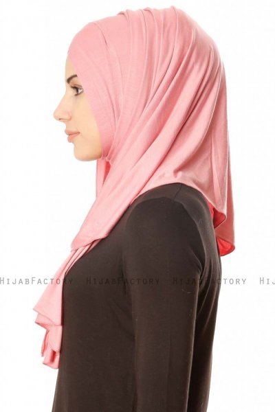 Betul - Hijab 1X Jersey Rose Foncé - Ecardin