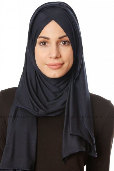 Betul - Hijab 1X Jersey Noir - Ecardin