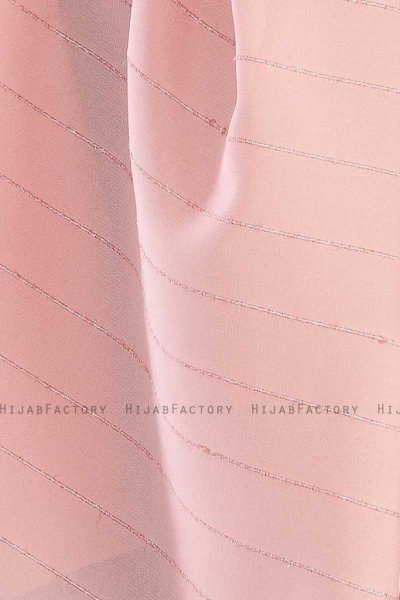 Burcu Gammelrosa Chiffon Hijab Sjal Madame Polo 130031-5