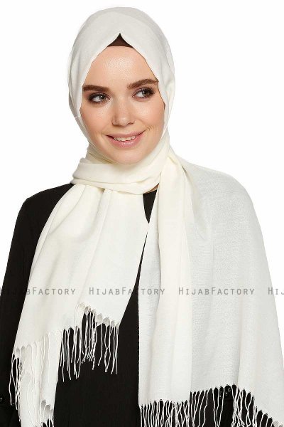 Buse - Hijab Blanc Cassé - Sehr-i Sal
