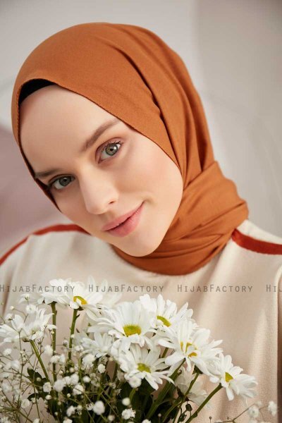 Ceyda - Hijab Cazz Rouge Brique