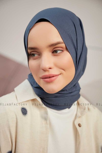 Ceyda - Hijab Cazz Bleu Foncé