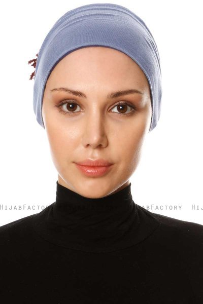 Cemre - Bandana Bonnet Indigo