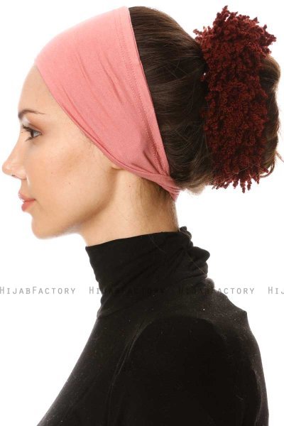 Cemre - Bandana Bonnet Rose Foncé