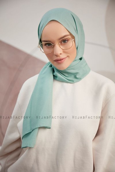 Silky Plain - Hijab Vert Clair