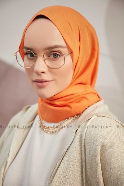 Silky Plain - Hijab Orange