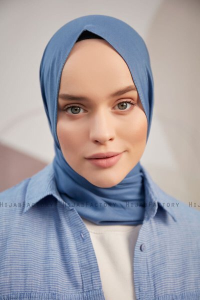 Silky Plain - Hijab Bleu