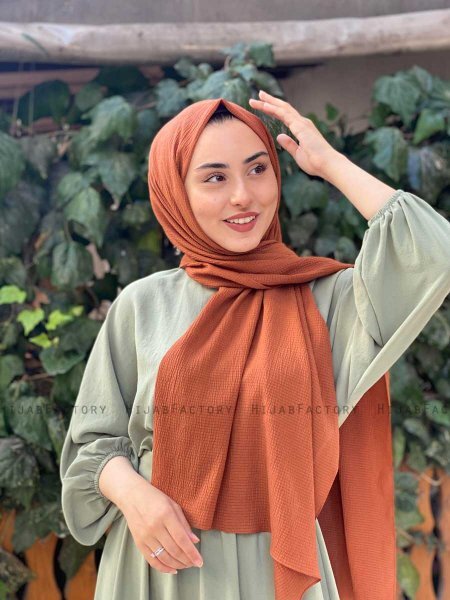 Daliya - Hijab En Jazz Rouge Brique - Mirach