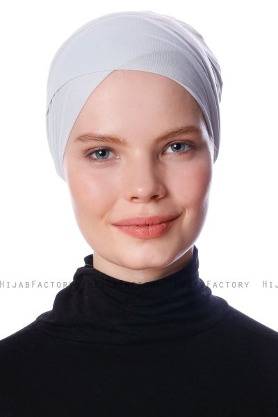 Defne - Bonnet Parizien Gris Clair - Ecardin