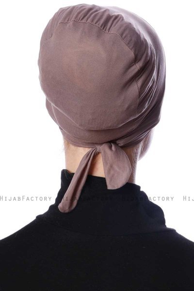 Defne - Bonnet Parizien Taupe Foncé - Ecardin