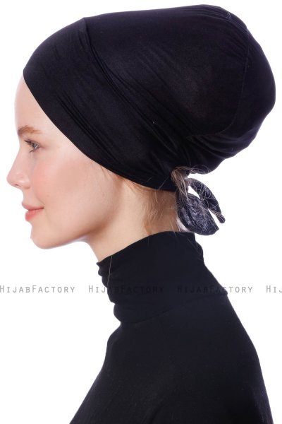 Defne - Bonnet Parizien Noir - Ecardin