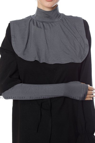 Derin - Couverture d'Cou & Manchettes Gris Foncé